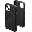 Urban Armor Gear Case for iPhone 15 Plus, Monarch Pro Carbon MagSafe, black
