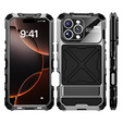 Armored case for iPhone 16 Pro, R-JUST, black