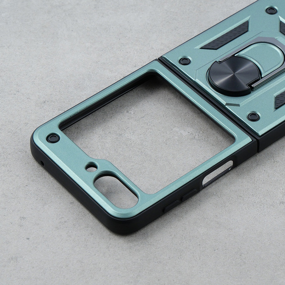 Armor Case for Samsung Galaxy Z Flip5 5G, Nox Case Ring, green