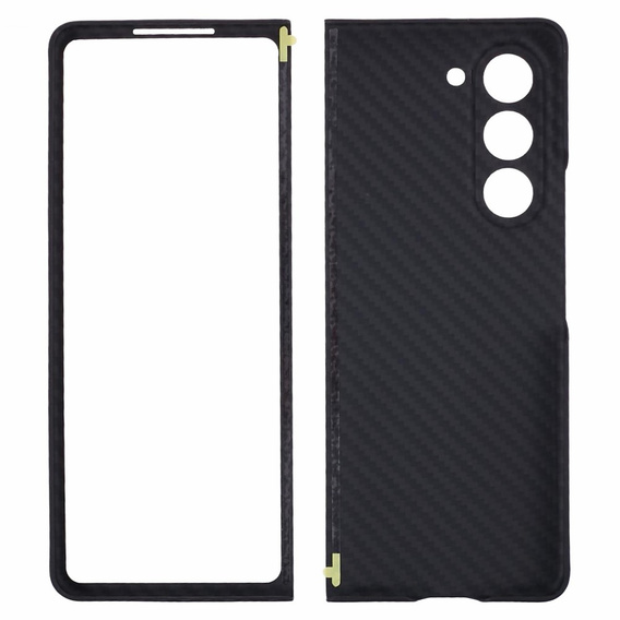 Case for Samsung Galaxy Z Fold6 5G, Aramid Fiber Cover, black