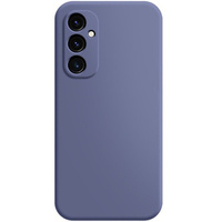 Case for Samsung Galaxy A25, Silicone Lite, dark blue + 9H glass
