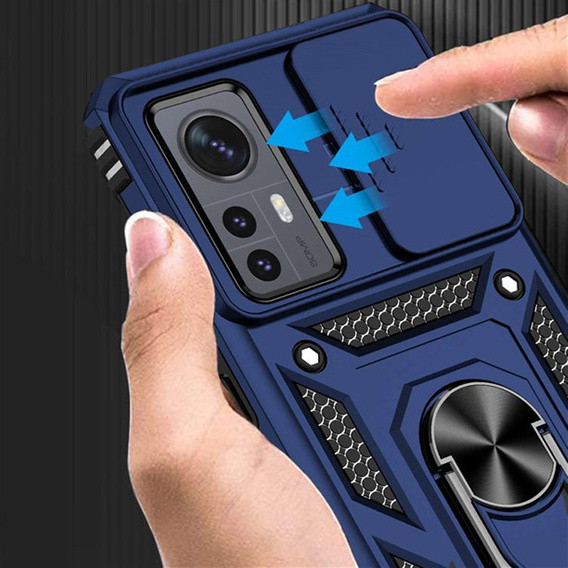 Case for Xiaomi 12 / 12X, CamShield Slide, blue