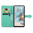 Flip case for Motorola Moto G24 / G24 Power / G04, Mandala, green