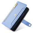 Flip case for Realme 11 Pro 5G / Pro+ 5G, Wallet Zipper Pocket, blue