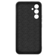 Case for Samsung Galaxy M55 5G, ERBORD Business, with metal plate for car mounts, black