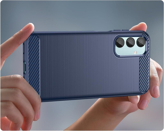 Case for Samsung Galaxy M15 5G, Carbon, blue