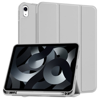 Case for iPad 10.9 2022 10 Gen, Smart Pencil, with space for stylus, grey