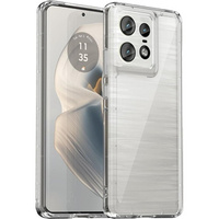 Case for Motorola Edge 50 Pro, Fusion Hybrid, transparent