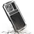 Armored case for iPhone 16 Pro, R-JUST, silver