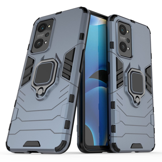 Case for Realme GT 2 5G / GT Neo 2 / GT Neo 3T, Kickstand Ring, blue