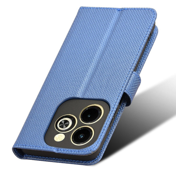 Flip case for Infinix Hot 40i, Wallet Smart Magnet, blue