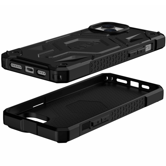 Urban Armor Gear Case for iPhone 14 Plus, Monarch MagSafe Kevlar, black