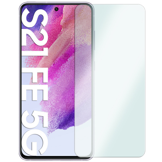 Armored case for Samsung Galaxy S21 FE, armored Slide Ring, black + 9H glass