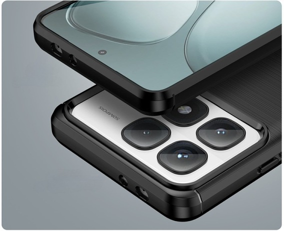 Case for Xiaomi 14T, Carbon, black