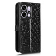 Flap case for Oppo Reno 14, Wallet Rhombus, black