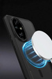 Case for Honor 200 Pro, for MagSafe, ERBORD Matt Case, black