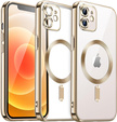 Case for iPhone 11, Electro MagSafe, gold + Screen Glass
