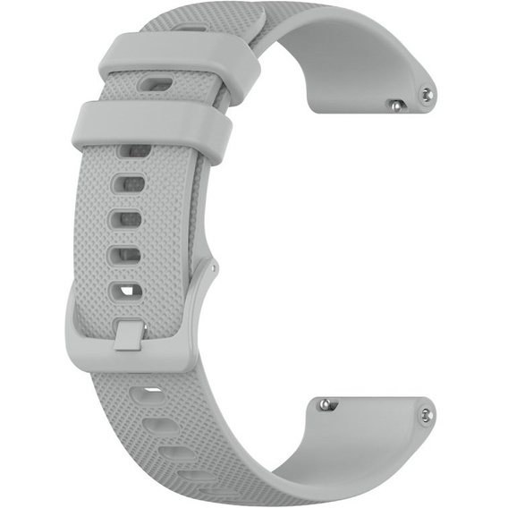 Silicone strap for 18mm do Garmin Vivomove 3S / Vivoactive 4S, Grey