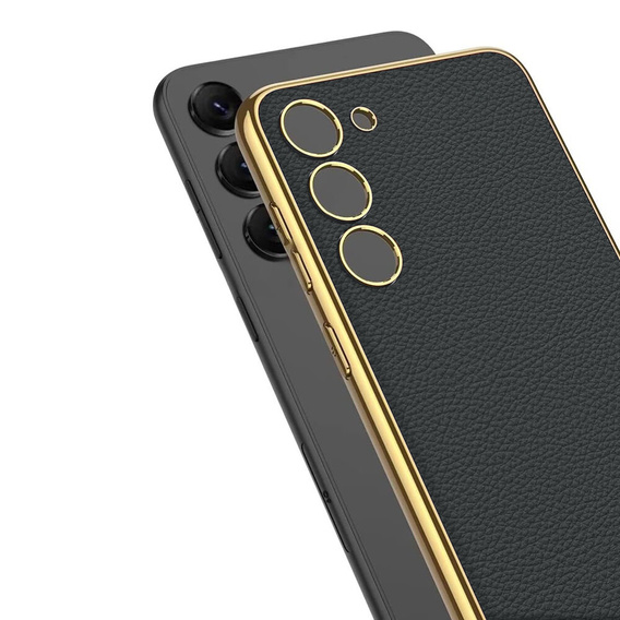 Case for Samsung Galaxy S24, GKK Leather, black