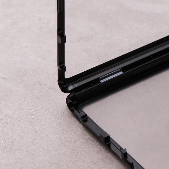 Magnetic Dual Glass MagSafe case for Samsung Galaxy S23 Ultra, black