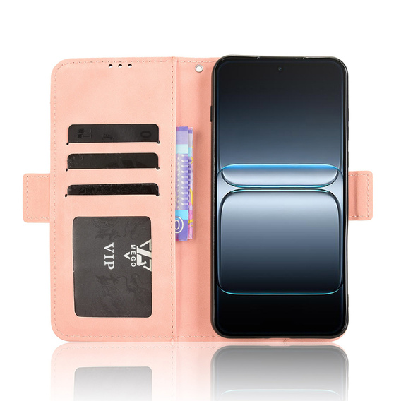 Flip case for OnePlus Nord 5, Card Slot, pink