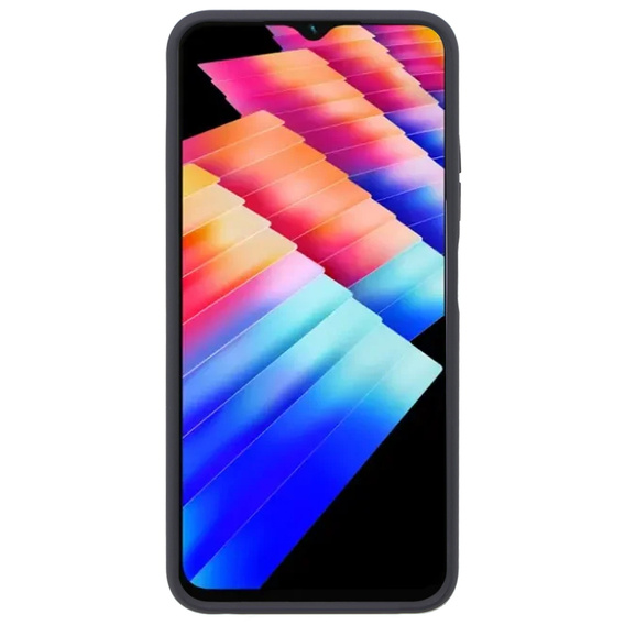 Case for Infinix Hot 30i, Frosted Ring, black
