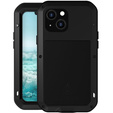 Love Mei Case for iPhone 13 mini, armored with glass, black