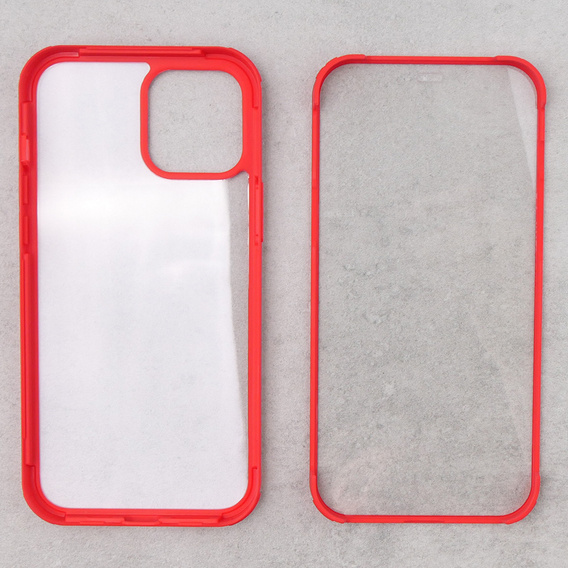 Case for iPhone 12 Pro Max, ERBORD Guardian, red