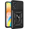 Case for Oppo A78 4G, CamShield Slide, black