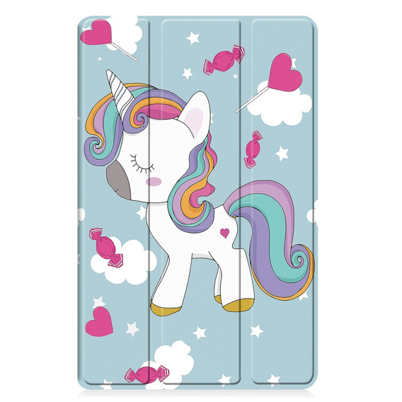 Case for Samsung Galaxy Tab A9+, Smartcase, unicorn