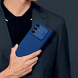 Case for Samsung Galaxy A54 5G, Armored Nillkin, CamShield Pro, blue