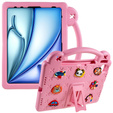Children's case for Apple iPad Air 11" 6 gen. 2024, Cute Patterns, with stand, pink