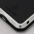 Love Mei Case for iPhone 14, armored with glass, silver