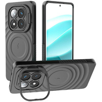 Case for Xiaomi Redmi Note 14 Pro 5G / Xiaomi Poco X7 5G, Ripple Kickstand, for MagSafe, black