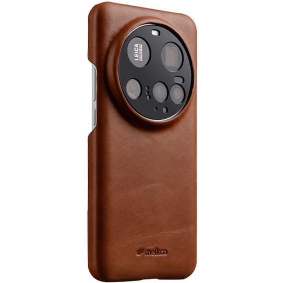 MELKCO case for Xiaomi 15 Ultra, leather, brown