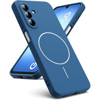Silicone sleeve for Samsung Galaxy A17 5G, for MagSafe, blue