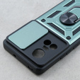 Case for Oppo Reno 10 / 10 Pro, CamShield Slide, green