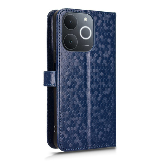 Flip case for Realme Note 70T 4G, Wallet Rhombus, blue