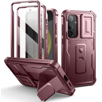 Armored case for Samsung Galaxy S24 Plus, Dexnor Full Body (Two Frames), red