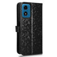 Flip case for Motorola Moto G24 / G24 Power / G04, Wallet Rhombus, black