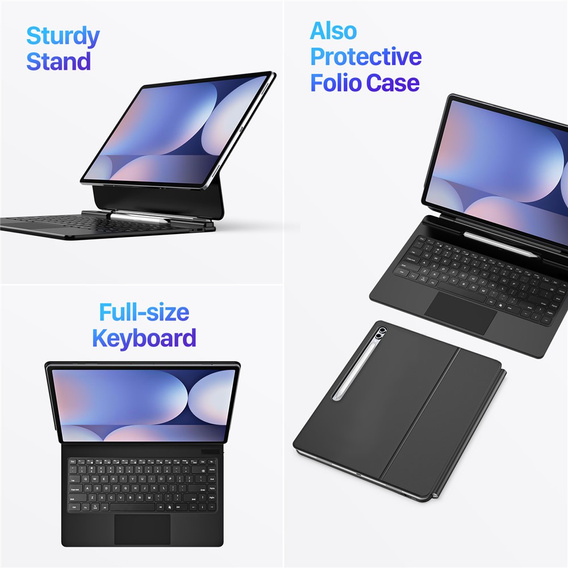 Dux Ducis Bluetooth keyboard case for Samsung Galaxy Tab S10 Ultra / S9 Ultra / S8 Ultra