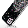 Case for Huawei P40 Lite, Glittery, black