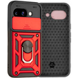 Case for Google Pixel 9A, CamShield Slide, red