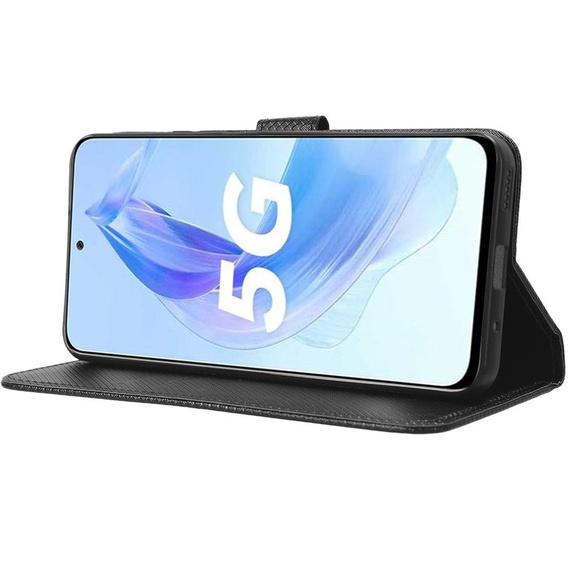 Flip case for Honor 90 Lite 5G, Wallet Smart Magnet, black
