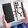 Flip case for Samsung Galaxy S24 Ultra, RFID Wallet MagSafe CamShield, black