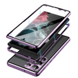 Case for Samsung Galaxy S23 Ultra, Magnetic Dual Glass, purple