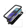IP68 Waterproof Case for iPhone 15 Plus, black