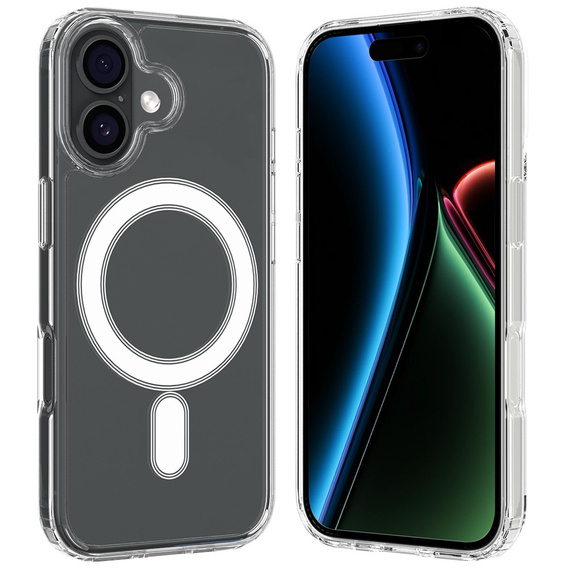 Case for iPhone 17, for MagSafe, transparent