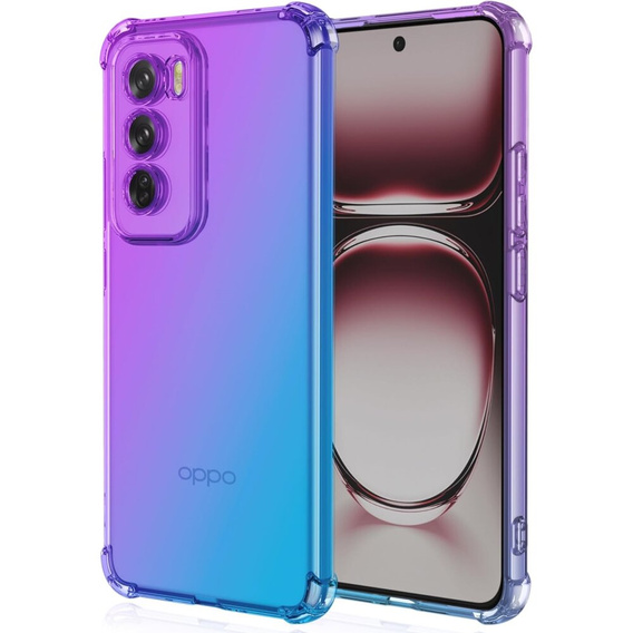 Case for Oppo Reno 12 Pro, Gradient Dropproof, Purple / blue