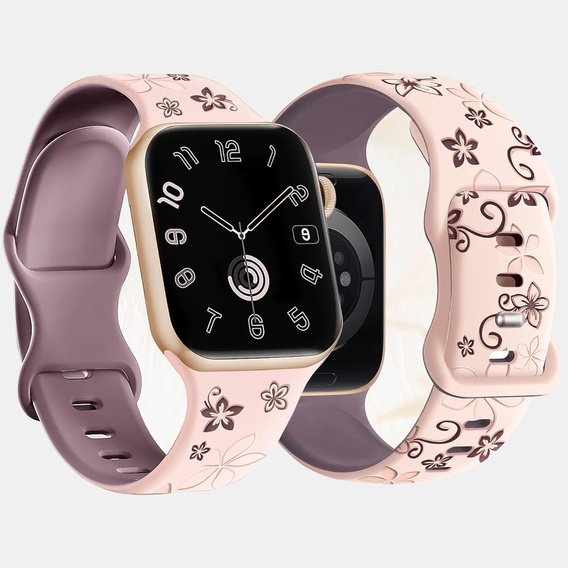 Silicone Strap for Apple Watch 1/2/3/4/5/6/7/8/9/SE 38/40/41/mm.